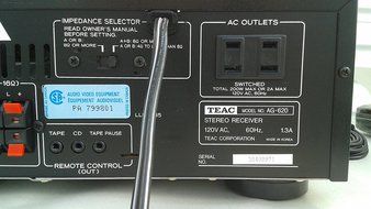 Teac AG-620 FM/AM Stereo Receiver N4