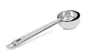 Internet's Best Set of 2 Stainless Steel Coffee Scoop | Tablespoon Set (1 Tbsp, 2 Tbsp) | Coffee Ground Measuring... N5