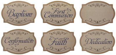 Cross with Faith Messages DecoSet Cake Decoration N2