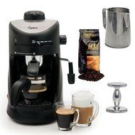 Capresso 303.01 Capresso 4-cup Espresso Cappuccino Machine with New 20 oz Espresso Coffee Milk Frothing Pitcher...