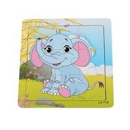 Elephants Puzzles Toys ，BeautyVan Wooden Elephants Puzzle Educational Developmental Baby Kids Training Toy