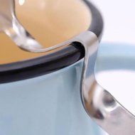 Gogoforward Creative Special Design,Coffee Spoon,Lovely Smile Graphics Curved Spoon Drink Condiment Spoon Teaspoon N4