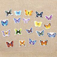 Winrase&reg; Pack of 50 Colorful Small Butterfly Party Decoration Cake and Cupcake Toppers N5