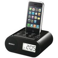 Sony ICF-C05iP Clock Radio for iPod Black Professional Digital FM Radio Snooze Control Sleep Timer