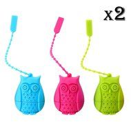 HK Goods - Loose Leaf Owl Tea infuser - Best Silicone strainer &ndash; Funny Tea Filters &ndash; Cute Tea Infuser Design &ndash;... N2