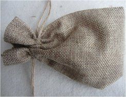LeBeila 12PCS Natural Burlap Gift Bags With Jute Drawstring And Cotton Lining&ndash;Reusable Pouches For Showers Weddings... N3