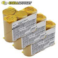 3x Fresh New Exell EBVB-168 4.8V NiMH 3000mAh Battery For VILEDA AS-193E9A Vacuums. FAST USA SHIP