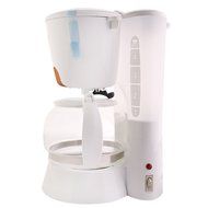 PHY Coffeemaker with Glass Carafe, Permanent Filter and Semi Transparent Water Tank (Orange) - 4-Cup/0.6L N10