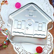 Aluminum House Cake Mold Bakeware Muffin Baking Pan Bread Mould N4