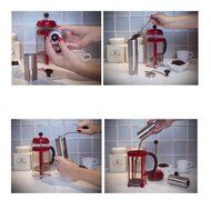 Cusfull Manual Coffee Grinder Stainless Steel Coffee Bean Grinder Adjustable Portable N18
