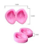 1pcs Modern red lip cake mold fondant mold decorating tools chocolate gumpaste mould clay/rubber mould backing... N3