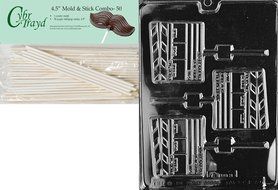 Cybrtrayd J072 Director&#039;s Clip Board Jobs Chocolate Candy Mold N6