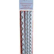 LYNCH 4 Pcs/Set Straight Frilling Gum Paste Frill Edge Cake Cookie Fondant Mold Tools Bakeware N2