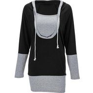 Women's Blouse,Laimeng Cotton blend Fashion Women Loose Pullover T Shirt Long Sleeve Blouse (M, Purple) N16