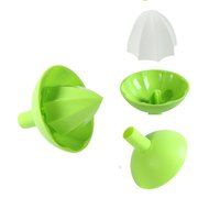 ProCIV Set of 2 Lemon Orange Convenient Juicer Funnel Shape Gift 2 Lemon Orange Peelers (Green) N5