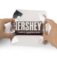 Foil Wrapper (Silver) - Pack of 100 Candy Bar Wrappers with Thick Paper Backing - Folds and Wraps Well - Best... N14