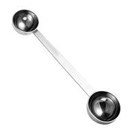 8" Premium Quality Stainless Steel Dual Scoop Coffee Spoon, 2 tbsp and 1 tbsp N3