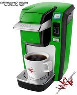 Solids Collection Green - Decal Style Vinyl Skin fits Keurig K10 Mini Plus Coffee Makers (KEURIG NOT INCLUDED) N2
