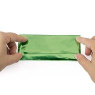 Foil Wrapper (Silver) - Pack of 100 Candy Bar Wrappers with Thick Paper Backing - Folds and Wraps Well - Best... N19