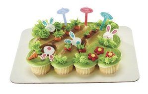 Easter Bunny and Tails Cupcake Rings - 24 pcs N2