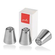 YOUKEE 12 PCS Russian Icing Piping Tips Stainless Steel Nozzles Home DIY Cupcake Pastry Cake Decorating Tips Tools... N2