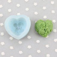Y&amp;XL&amp;H Children And Kiss Shaped Soap Molds Mooncake Mould Fondant Cake Chocolate Silicone Mold, Decoration Tools... N5