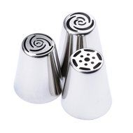 YOUKEE 12 PCS Russian Icing Piping Tips Stainless Steel Nozzles Home DIY Cupcake Pastry Cake Decorating Tips Tools... N4