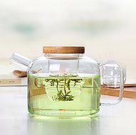 Dechunxian&reg; Creative Life Series - Glass Tea Pot + Tea Infuser Strainer ,Lead-free Heat-resistant Borosilicate... N3
