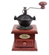 Manual Cast Iron Coffee Bean Grinder with Drawer N4