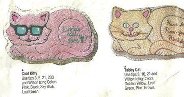 Wilton Kitty Cat Kitten Cake Pan (2105-1009, 1987) Retired N2