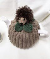 Hand Knitted Hedgehog Tea Cozy, fits 4 - 6 cup tea pot