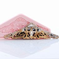 Victorian Scroll Work Silicone Mold Food Safe Fondant, Gum Paste, Resin, Polymer Clay, Craft, Jewelry Food Mold. N7