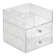 mDesign Nespresso Coffee Pod Holder for Kitchen Pantry, Countertops - Holds 48 Capsules, Clear N16