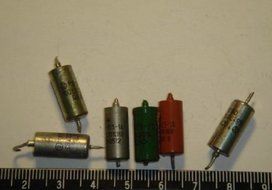 Capacitor tantalum K53-1 6V 100uF USSR 5 pcs