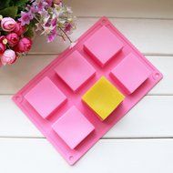 C-Pioneer Silicone Fondant Cake Mold square Soap Chocolate Candy Mould DIY Decorating N6