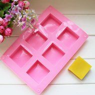 C-Pioneer Silicone Fondant Cake Mold square Soap Chocolate Candy Mould DIY Decorating N7