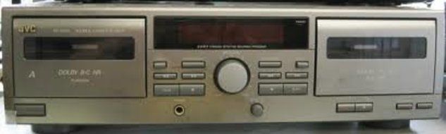 JVC TD-W215 Dual Cassette Deck Player Recorder USED