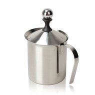 SODIAL(R) 800mL Stainless Steel Milk Creamer Foam Double Mesh