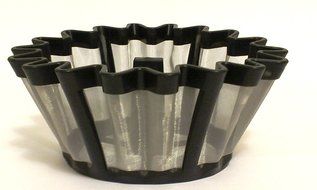 Universal Gold Tone Coffee Filter- The #1 Permanent Coffee Filter. (6-12 Cup) N7