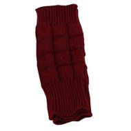 Knitted Fringe Warm Gloves,Morecome Women Girl Diamond knitted gloves (Black) N10