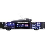 Pyle PWMA2003T 2000 Watts Hybrid Pre-Amplifier W/AM-FM Tuner/USB/Dual Wireless Mic