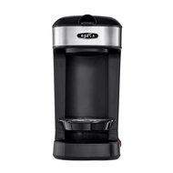 BELLA One Scoop Single Serve Personal Coffee and Tea Maker, color stainless steel and black N6