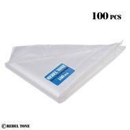 100-Pack of Large Disposable Piping Bags - For Decorating Pastry such as Birthday Cakes and Cookies - 16 Inch... N4