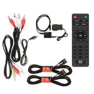 Blue Octave B51 Home Theater 5.1 Speaker System with USB FM Optical Input and 2 Extension Cables N2