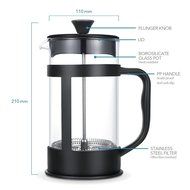 Plemo French Press Coffee Maker Teapot 1Liter 34 oz N7