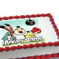 1 X Angry Birds Edible Image Cake Topper N2