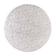 Cake Board - Round Silver Fern - 6 Inch - Pack of 5