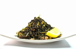 Black Currant Tea, Blended with the Bright Fruity Taste of Just-picked Black Currants &ndash; 3.5 OZ Tea Bag N25