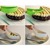 BTBALGIT Practical Cake Cutter Tools Cake Pie Slicer Sheet Guide Cutter Cake knife Cut One-Piece Kitchen Gadget... N3