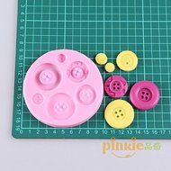 Y&amp;XL&amp;H Button Fondant Cake Chocolate Silicone Molds,Decoration Tools Bakeware N3